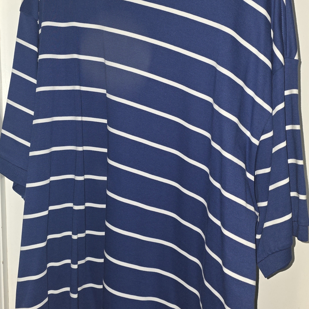 Ralph Lauren Polo Blue and White Striped Shirt